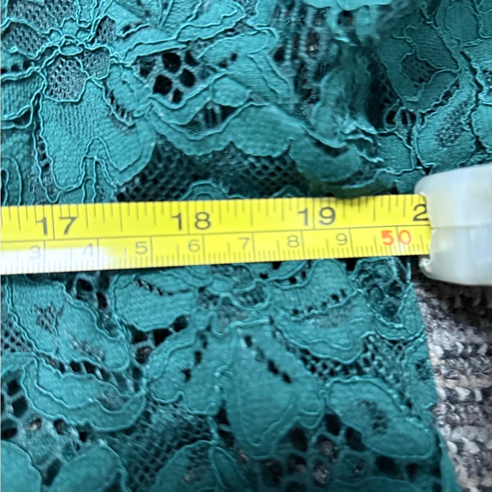 Hill House Emerald Lace Blouse - Picture 6 of 8